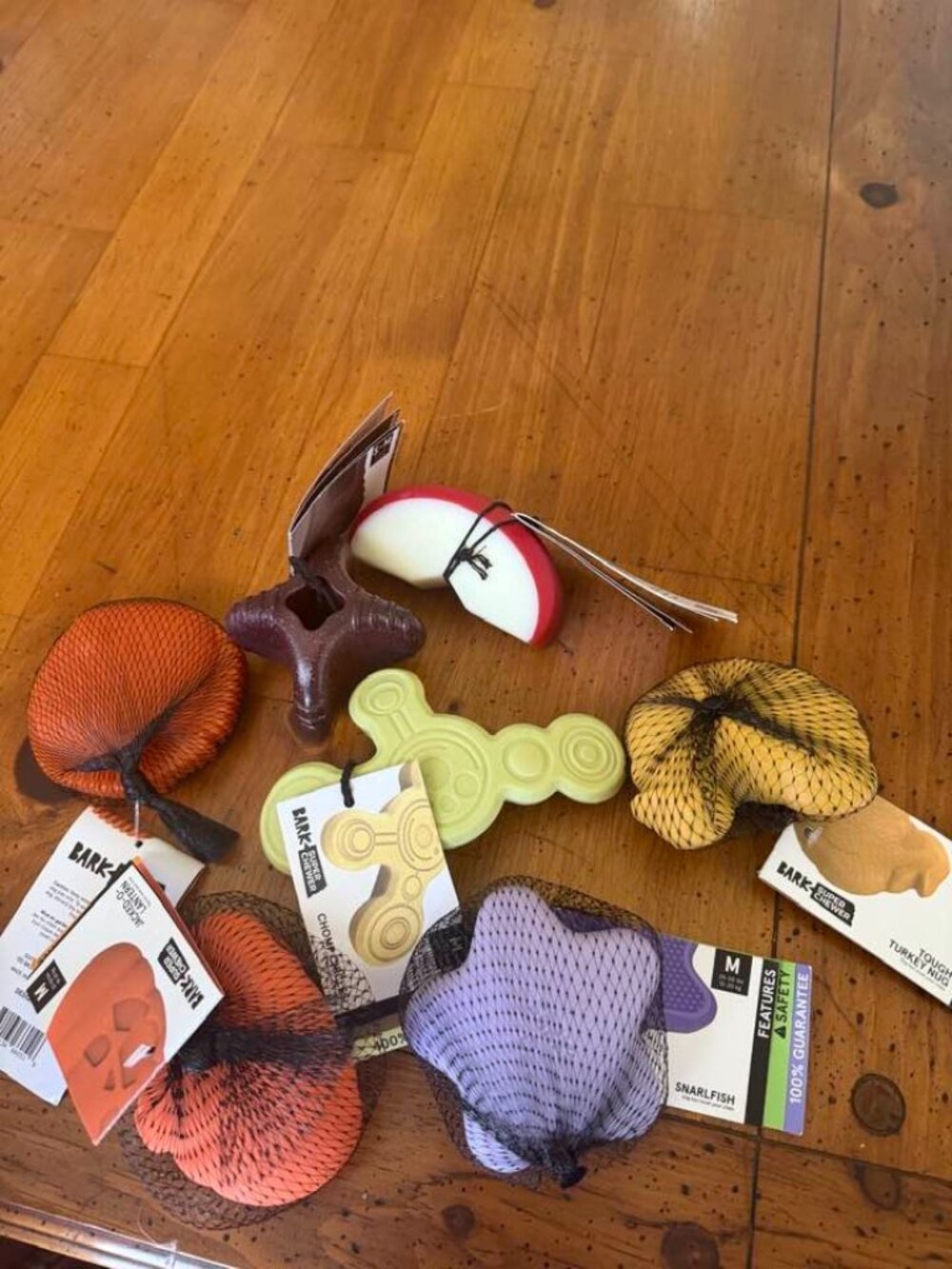 Lot of 7 NWT Barkbox Super Chewer Toys